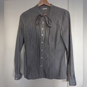 Club Monaco Women's Pinstripe Dress shirt Size S